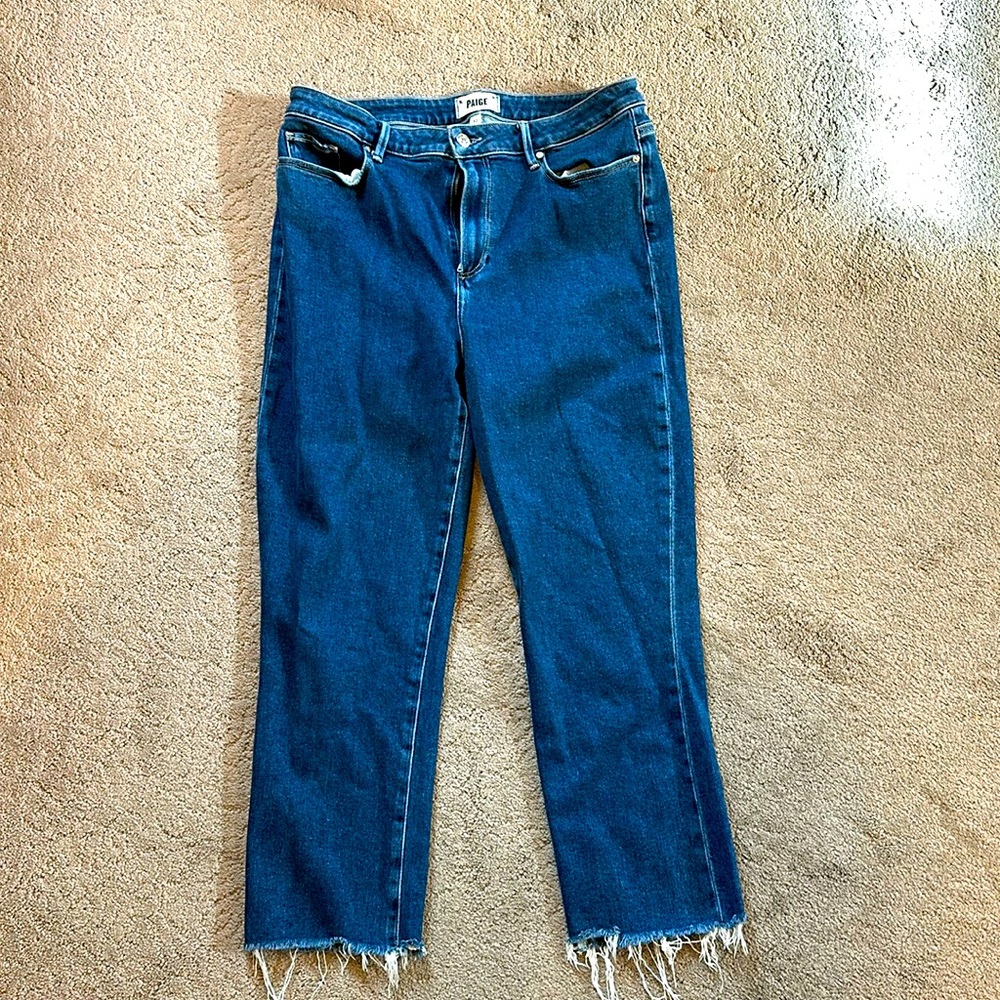 Paige denim cropped size 32